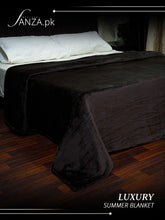 Chocolate Brown Luxury AC Dyed Fleece Blanket